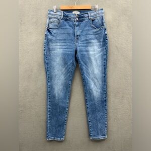 Luna Nora Women’s 16 High Waisted Blue Jeans Stretch